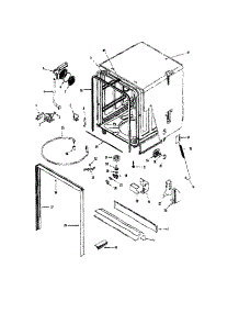 Tub parts for Maytag Dishwasher MDB8551AWW from AppliancePartsPros.com