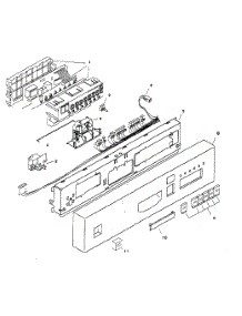 Fascia Panel parts for Bosch Dishwasher SHU5305UC/12 from AppliancePartsPros.com