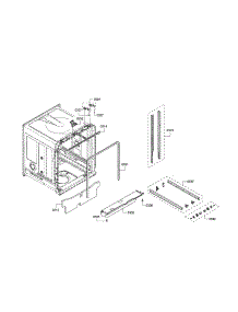 Tub / Trim parts for Thermador Dishwasher DWHD440MFP/08 from AppliancePartsPros.com