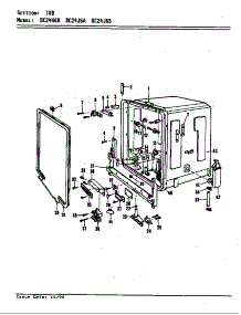 Tub (Dc24h6b) (Dc24j6a) (Dc24j6b) parts for Maytag Dishwasher DC24J6 from AppliancePartsPros.com