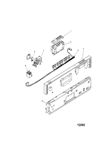 Fascia Panel parts for Bosch Dishwasher SHU9912UC/06 from AppliancePartsPros.com