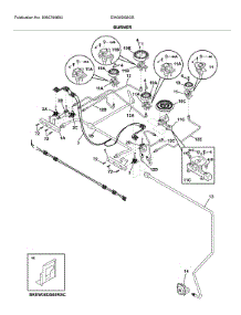 Burner parts for Electrolux Range EW30DS8CRSD from AppliancePartsPros.com