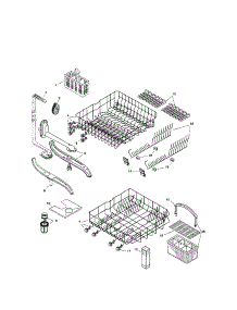 Racks parts for Bosch Dishwasher SHU9912UC/06 from AppliancePartsPros.com