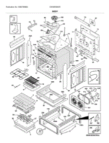 Body parts for Electrolux Range EW30DS8CRSD from AppliancePartsPros.com