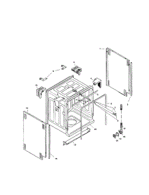 Tank Assembly parts for Bosch Dishwasher SHU9916UC/12 / FD 8003 from AppliancePartsPros.com