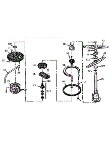 Motor parts for Thermador Dishwasher WSK1200 from AppliancePartsPros.com