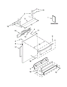Door And Panel Parts parts for Jenn-Air Dishwasher JDB9000CWS1 from AppliancePartsPros.com