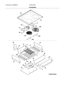 Top / Drawer parts for Electrolux Electric Range EI30EF45QSD from AppliancePartsPros.com