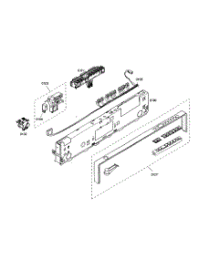 Control Panel parts for Thermador Dishwasher DWHD64EM46 from AppliancePartsPros.com