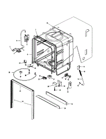 Tub parts for Maytag Dishwasher MDBH965AWW2 from AppliancePartsPros.com