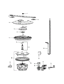 Pump & Motor parts for Maytag Dishwasher MDBH965AWW2 from AppliancePartsPros.com