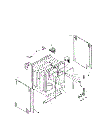 Tank Assembly parts for Bosch Dishwasher SHV4303UC/12 / FD 8003 from AppliancePartsPros.com