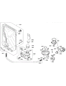 Pump Assy parts for Thermador Dishwasher DWHD650GPR/01 from AppliancePartsPros.com