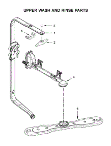 Upper Wash And Rinse Parts parts for Maytag Dishwasher MDB8989SHZ0 from AppliancePartsPros.com