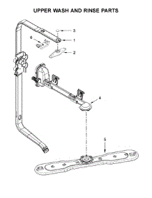 Upper Wash And Rinse Parts parts for Maytag Dishwasher MDB4949SHW0 from AppliancePartsPros.com