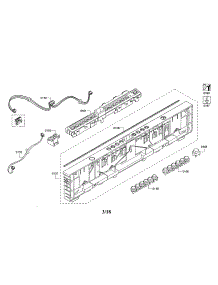 Facia Panel / Main Switch parts for Thermador Dishwasher DWHD440MFP/01 from AppliancePartsPros.com