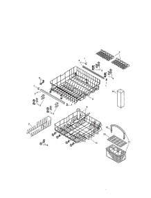 Racks parts for Bosch Dishwasher SMU4052US/01 / FD 7106-7308 from AppliancePartsPros.com