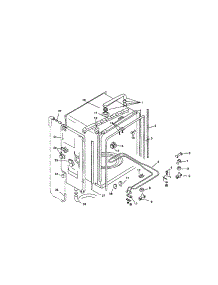 Inner Liner parts for Bosch Dishwasher SMU4056UC/09 / FD7307-7902 from AppliancePartsPros.com