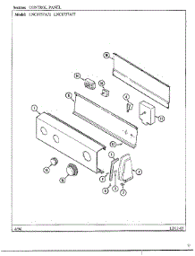 Control Panel parts for Maytag Dryer LNC-8757A71 from AppliancePartsPros.com