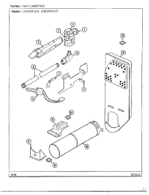 Gas Carrying parts for Maytag Dryer LNC-8757A71 from AppliancePartsPros.com