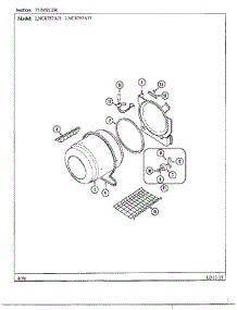 Tumbler parts for Maytag Dryer LNC-8757A71 from AppliancePartsPros.com