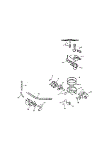 Component Assemblies parts for Bosch Dishwasher SMU4096UC/14 / FD 7902 from AppliancePartsPros.com