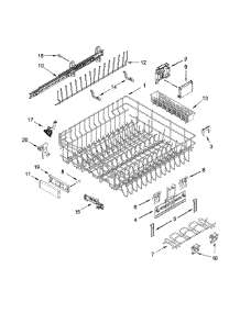 Upper Rack And Track Parts parts for Jenn-Air Dishwasher JDB9200CWS2 from AppliancePartsPros.com