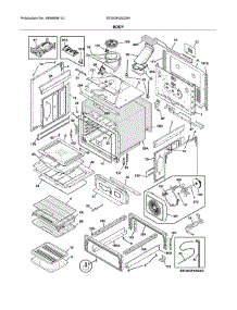Body parts for Electrolux Gas Range EI30GF45QSH from AppliancePartsPros.com