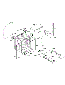 Cabinet Assy parts for Thermador Dishwasher DWHD410GFM-53 from AppliancePartsPros.com