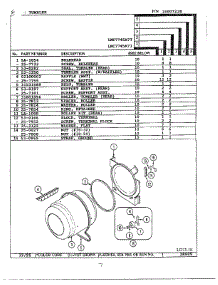 Tumbler parts for Maytag Dryer LNC7745 from AppliancePartsPros.com