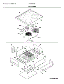 Top / Drawer parts for Electrolux Electric Range EI30EF45QSE from AppliancePartsPros.com