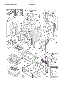 Body parts for Electrolux Electric Range EI30EF45QSE from AppliancePartsPros.com