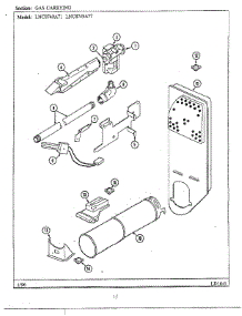 Gas Carrying parts for Maytag Dryer LNC8749A71 from AppliancePartsPros.com