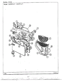 Door parts for Maytag Dryer LNC8751A71 from AppliancePartsPros.com