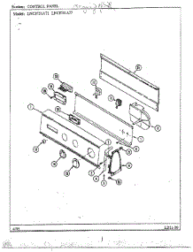 Control Panel parts for Maytag Dryer LNC8751A71 from AppliancePartsPros.com