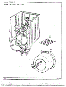 Tumbler parts for Maytag Dryer LNC8751A71 from AppliancePartsPros.com