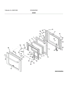 Door parts for Electrolux Electric Range EW30IS8CRSB from AppliancePartsPros.com