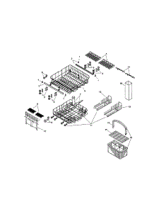 Racks parts for Bosch Dishwasher SMU2046UC/13 / FD7312-7902 from AppliancePartsPros.com