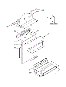Door And Panel Parts parts for Jenn-Air Dishwasher JDB9000CWP1 from AppliancePartsPros.com
