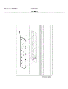 Controls parts for Electrolux Bottom-Mount Refrigerator EI23BC82SS3 from AppliancePartsPros.com