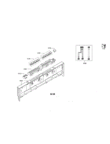 Panel / Frame / Main Switch parts for Thermador Dishwasher DWHD640JFP/B3 from AppliancePartsPros.com