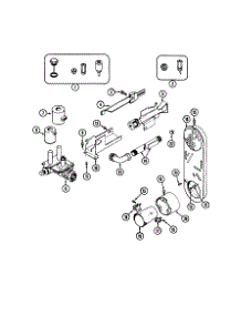 Gas Valve Mdg6000axw parts for Maytag Dryer MDE6000AZG from AppliancePartsPros.com
