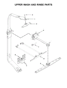 Upper Wash And Rinse Parts parts for Kitchenaid Dishwasher KDTM804ESS2 from AppliancePartsPros.com