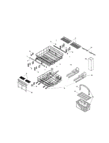 Racks parts for Bosch Dishwasher SMU3032UC/14 / FD 7507-7902 from AppliancePartsPros.com