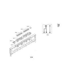Operating Module / Panel Frame parts for Thermador Dishwasher DWHD640JFP/D7 from AppliancePartsPros.com