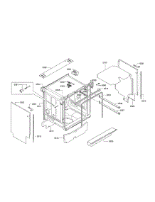 Tub / Trim parts for Thermador Dishwasher DWHD640JFP/D7 from AppliancePartsPros.com