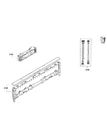 Control Panel parts for Thermador Dishwasher DWHD651GFP/01 from AppliancePartsPros.com