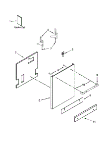 Door Panel Parts parts for Jenn-Air Dishwasher JDB9600CWP0 from AppliancePartsPros.com
