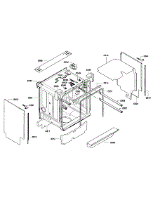 Cabinet Assy parts for Thermador Dishwasher DWHD651GFP/01 from AppliancePartsPros.com