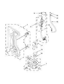 Fill, Drain And Overfill Parts parts for Jenn-Air Dishwasher JDB9600CWP0 from AppliancePartsPros.com